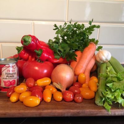 Tomato and Roasted Red Pepper Soup