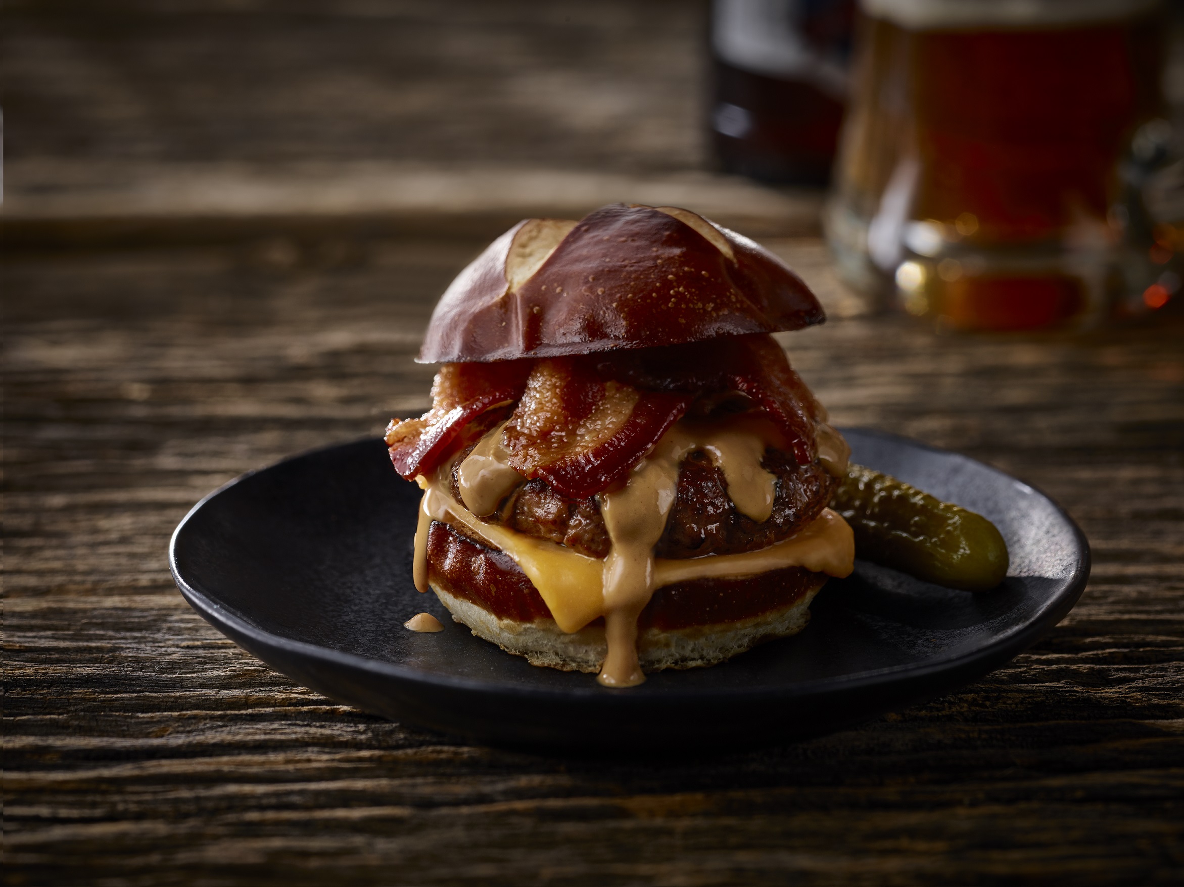 bacon and peanut butter burger